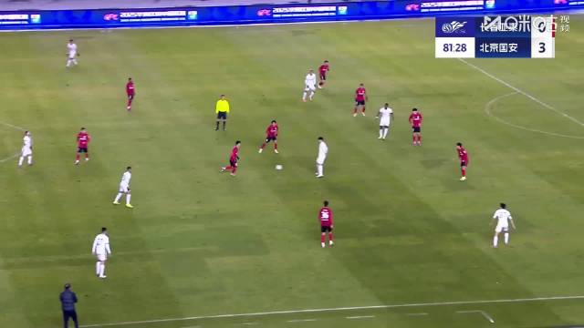 长春亚泰0比4负北京国安，法比奥张玉宁破门