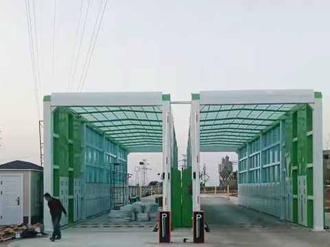 大型龙门式洗车机：高效智能的清洁利器