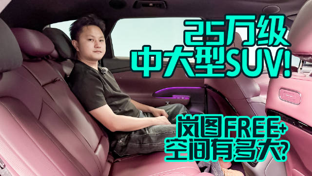 25万级中大型SUV！岚图FREE+空间有多大？