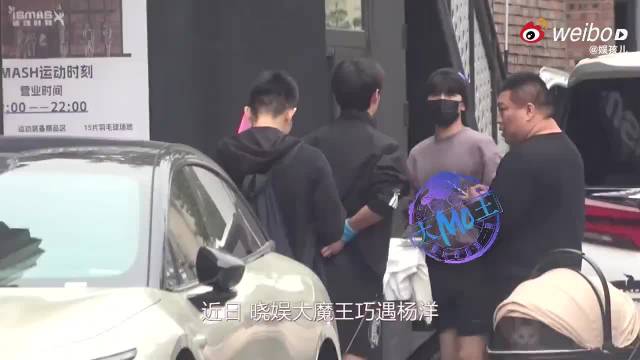 媒体拍到了杨洋现身4s店选车，远远看着这个侧脸也好帅