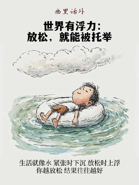 画里话外 │ 世界有浮力：放松，就能被托举