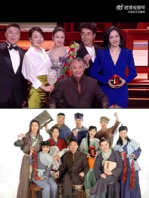 《武林外传》20周年，同福客栈的大家伙在还原了大合照！