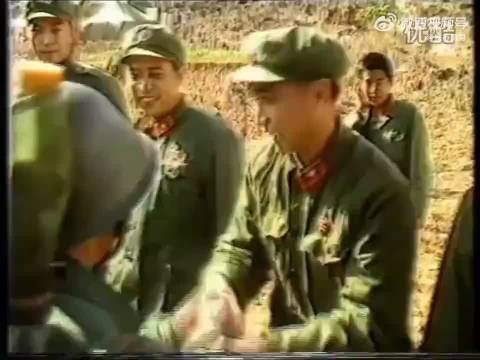 老山前线 47军139师417团黑豹行动，领导与提前进入阵地的突击队员握别！