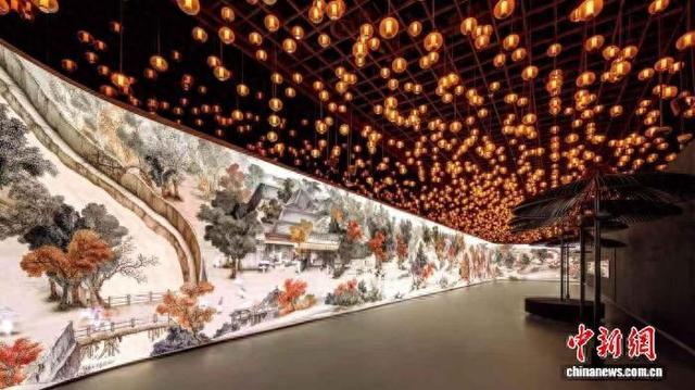 “金陵图数字艺术展”现场。 德基艺术博物馆供图