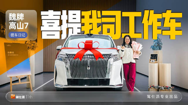 魏牌高山7提车全记录，埃尔法保姆车平替之选