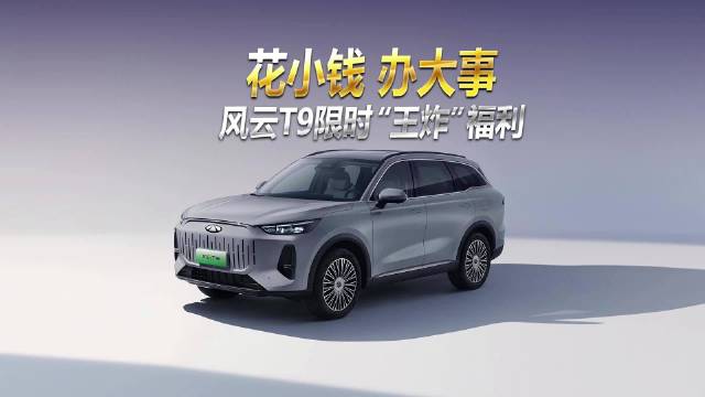 花小钱 办大事 风云T9限时“王炸”福利 10万出头 享30万级豪华
