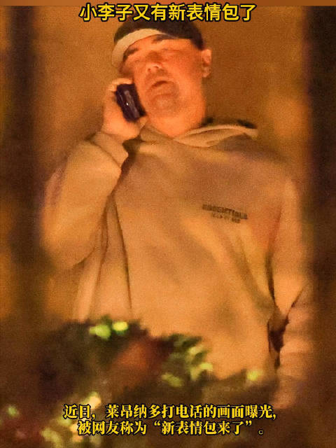 起猛了！小李子又有新表情包了