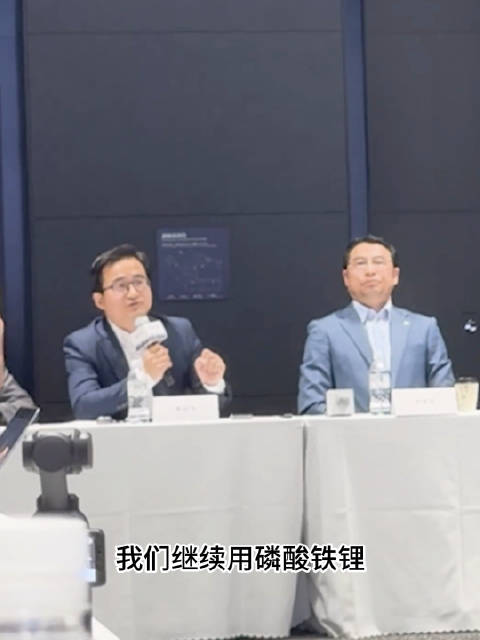 李云飞东京车展强调磷酸铁锂电池安全路线