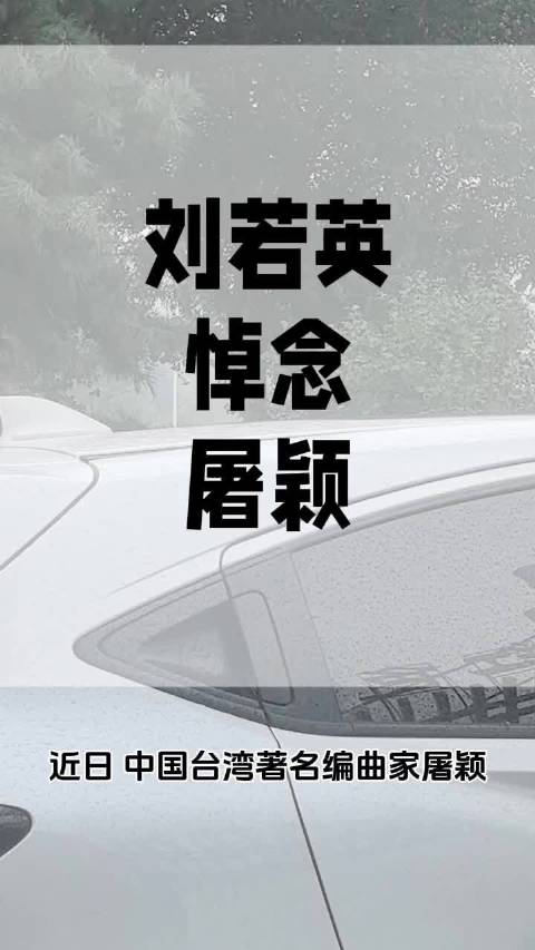 刘若英悼念屠颖