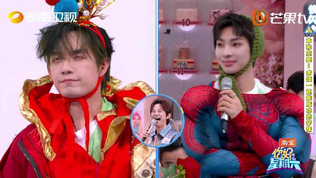 颜安张颜齐换装失误，蜘蛛侠缺头套至尊宝穿反衣