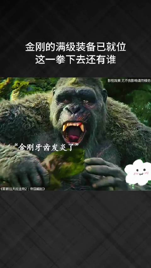 金刚的满级装备已就位，这一拳下去还有谁