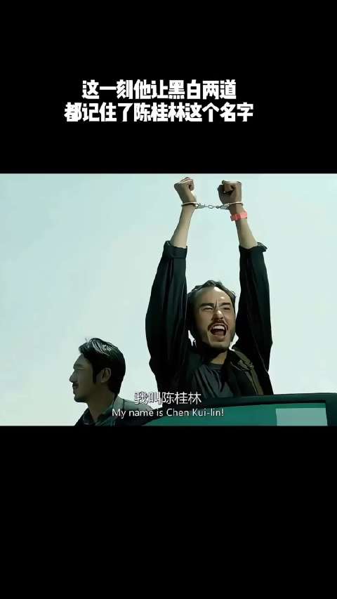 这一刻他让黑白两道，都记住了陈桂林这个名字！