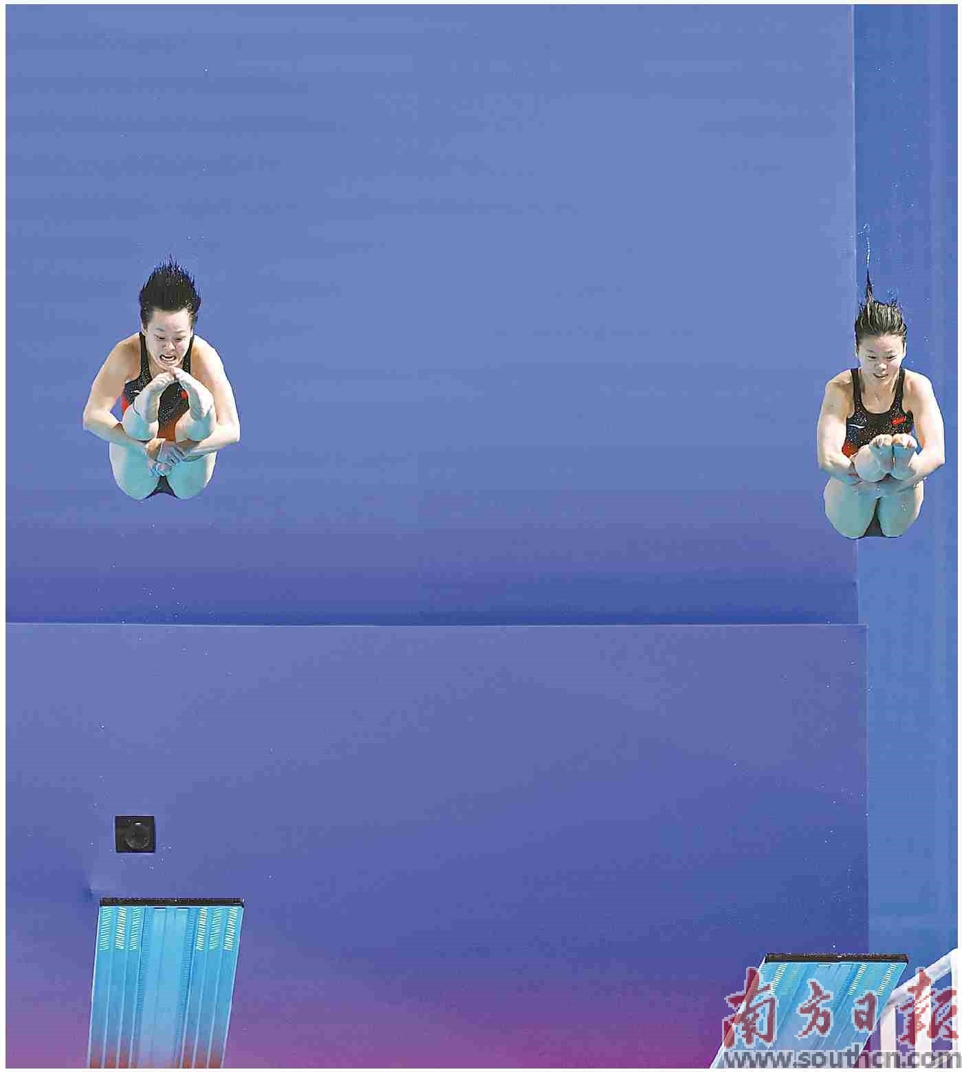 跳水项目粤将揽金夺银