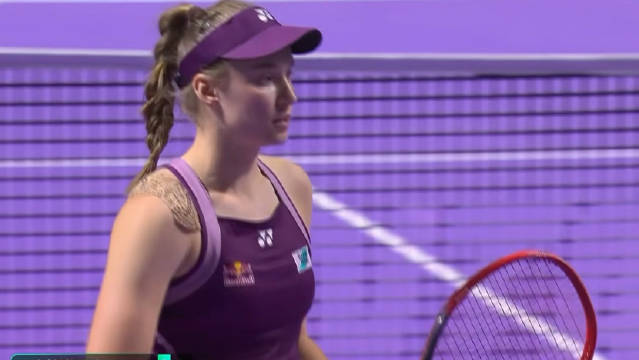 莱巴金娜2-0萨巴伦卡首夺年终总决赛冠军