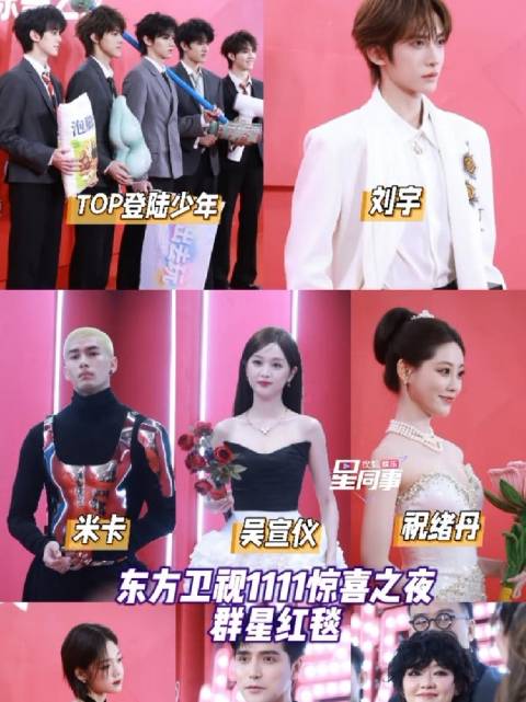 刘宇吴宣仪祝绪丹等群星亮相红毯