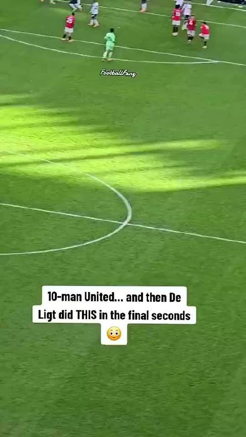 实拍：德里赫特读秒绝平瞬间，现场热刺球迷直接爆粗“Shit”