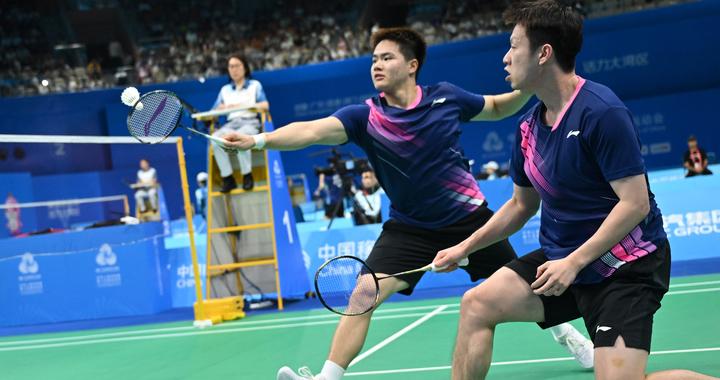 全运会｜羽毛球男子团体小组赛：福建队胜广东队