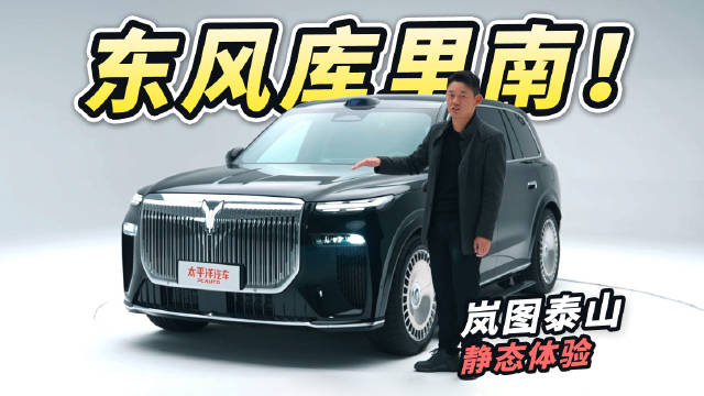 华为全家桶＋AI座椅！抢先体验岚图泰山，豪华感堪比库里南？