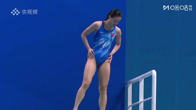 全运会女子3米板预赛陈艺文第一林珊第二晋级