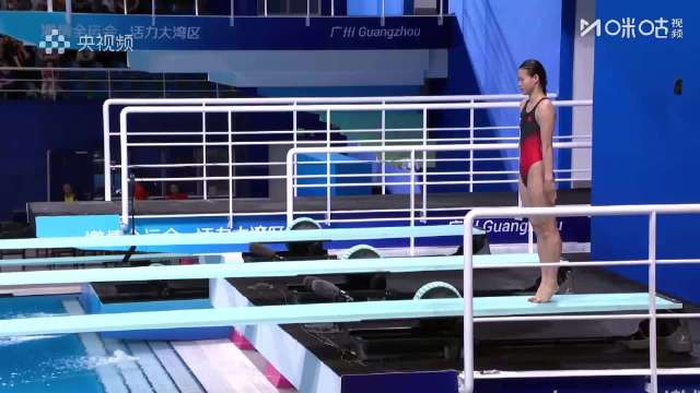 广东林珊全运会跳水3米板夺冠，陈佳陈艺文分获亚季军