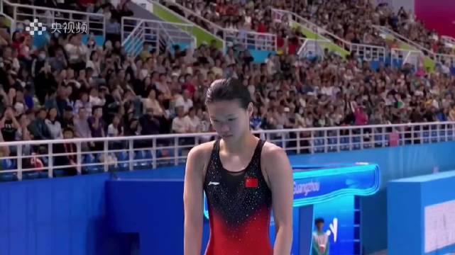 全运会女双3米板林珊379.10分夺金，陈佳陈艺文分获银铜