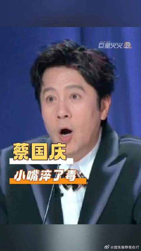 蔡国庆老师小嘴一张，有毒也有梗