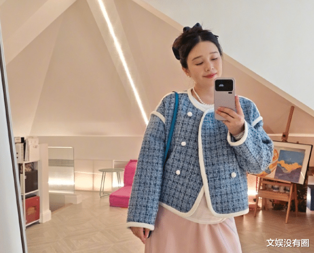 阚清子晒孕晚期肚子，自曝长肉30斤是“甜蜜负担”，网友：她还没生？