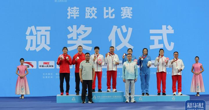 全运会｜龙佳夺得摔跤女子自由式68公斤级冠军