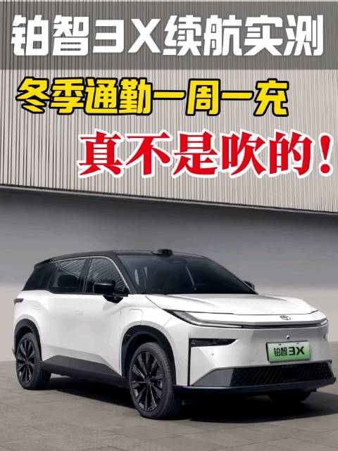 铂智3X长春0-5℃续航实测，冬季通勤一周一充真不是吹的！