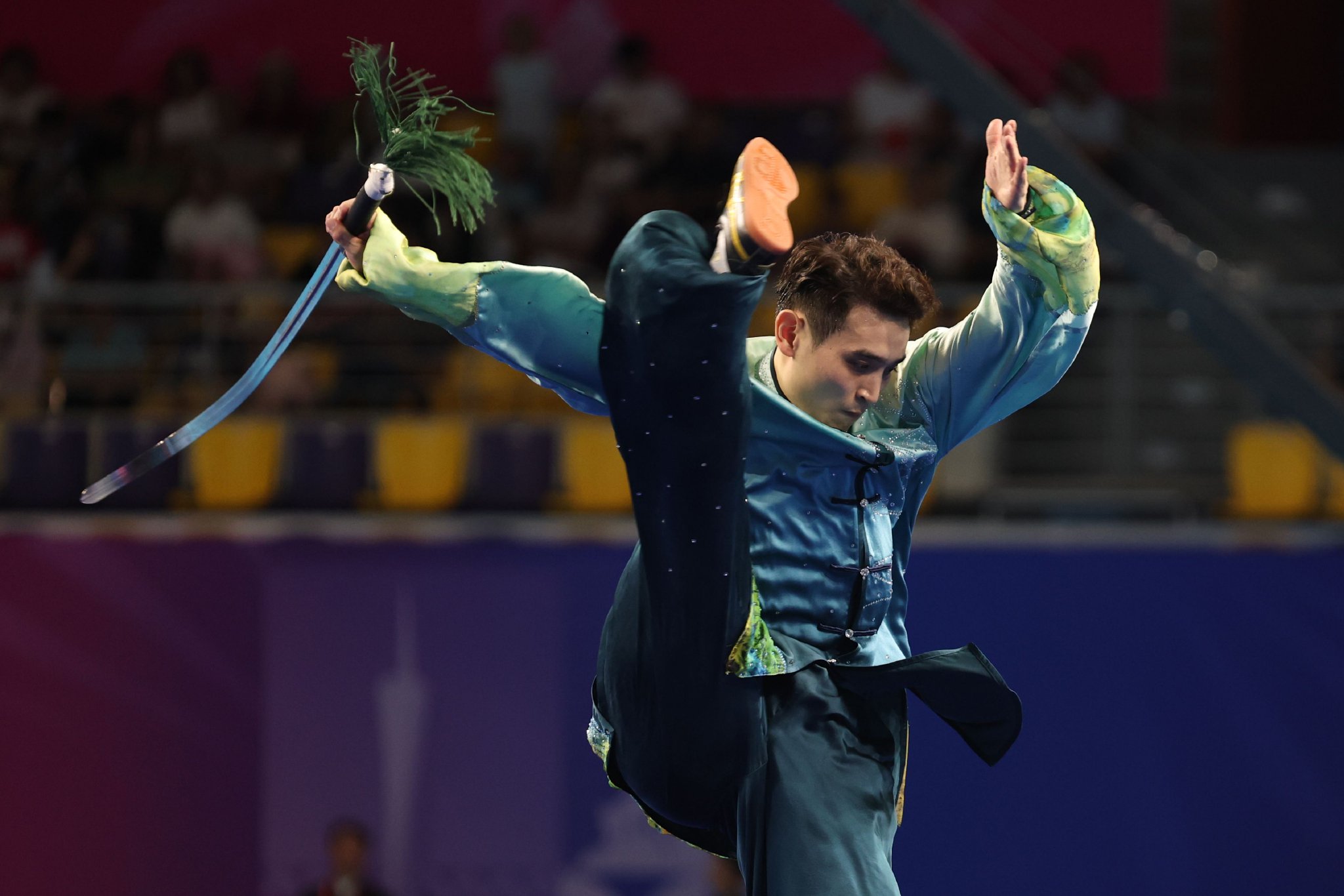 追光 | 武术套路，场边加油一点“不套路”！