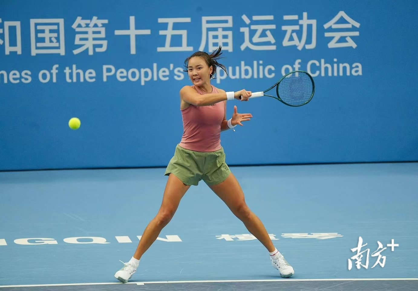 十五运会网球单项赛事开打，袁悦张之臻光速打卡“下班”