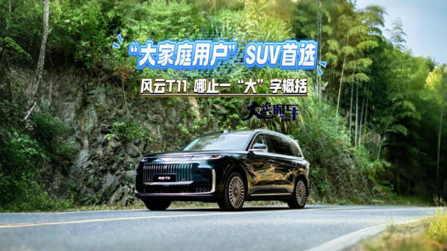 “大家庭用户”SUV首选 风云T11哪止一“大”字概括