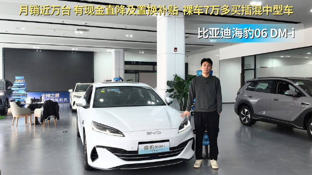 车系月销近1.8万台 适合家用的插混中型车 海豹06DM-i哪款最值？