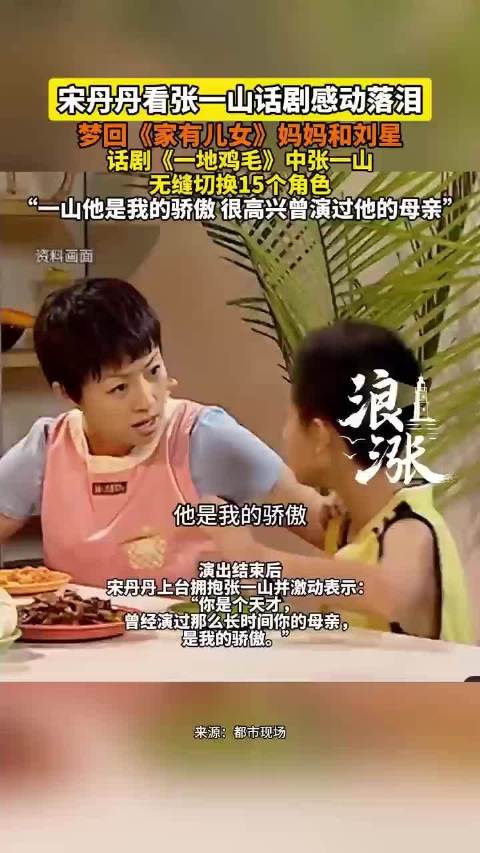 宋丹丹看张一山话剧感动落泪