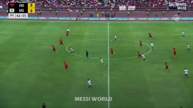 梅西助攻，劳塔罗进球，阿根廷1:0领先 求黑哥们别太狠了，都给剪刀腿了