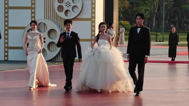 祝绪丹 蒋依依 曹骏 王凯沐金鸡奖走红毯 凯沐你也是好起来了！