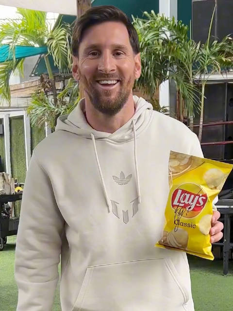 乐事更新ins｜leomessi said ✋ No Lays No Game