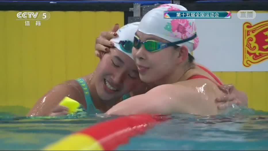 吕沁遥全运会200蛙夺金，唐钱婷摘银
