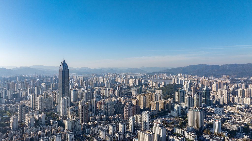 温州市区俯瞰  本文图均为 视觉中国 资料图