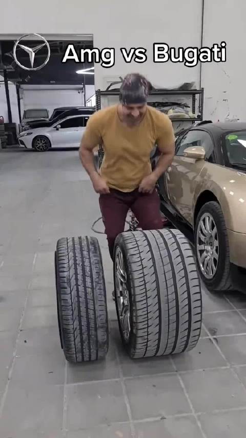 大家知道布加迪的轮胎尺寸是多少吗