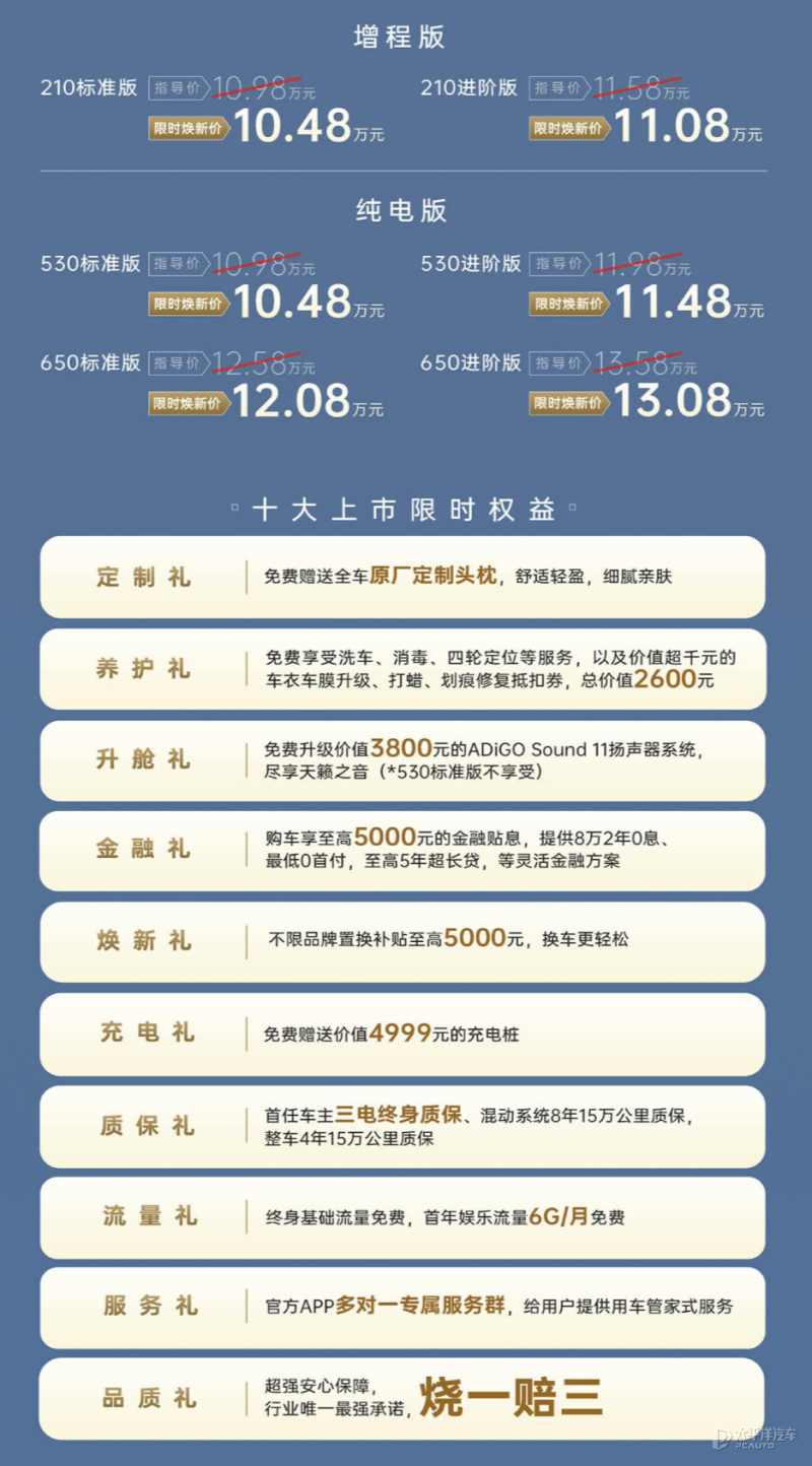 限时售10.48万起 埃安AION i60上市 增程纯电动力 综合续航1240km