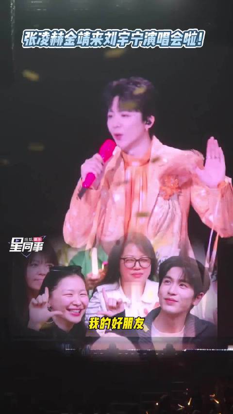 张凌赫金靖现身刘宇宁演唱会，热巴白宇周柯宇送花篮
