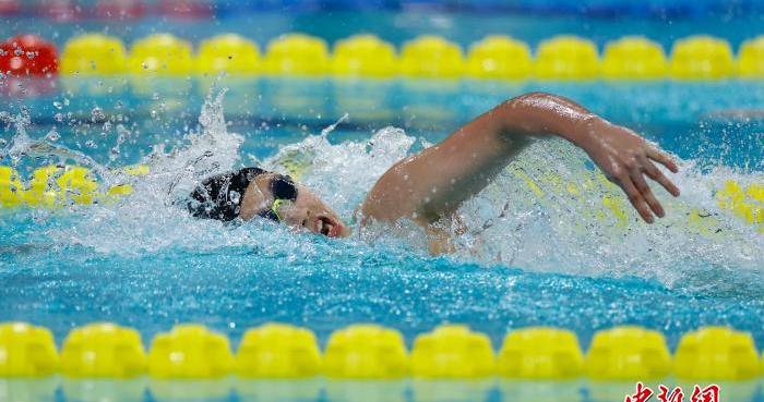 （粤港澳全运会）全运泳池来了“小孩姐”