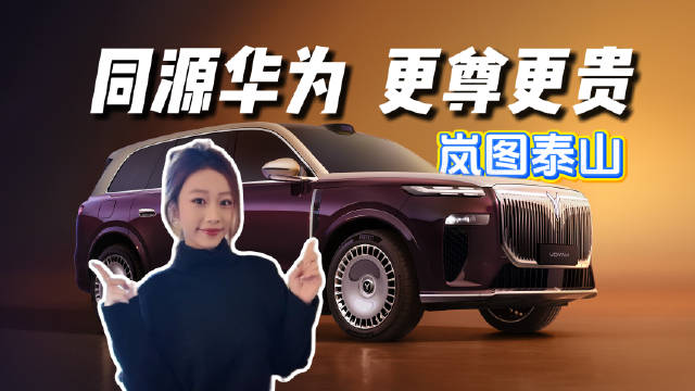 岚图邵明峰称大六座旗舰SUV仅泰山与M9，搭载华为顶尖科技