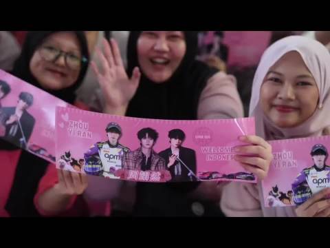 周翊然印尼粉丝接机应援，人好多啊，他是凭哪部剧爆火海外的