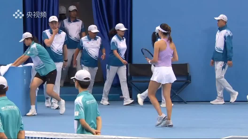 第二盘王欣瑜2比1领先，今天状态真的不错