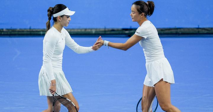 全运会｜网球——女子双打半决赛：王欣瑜/袁悦晋级