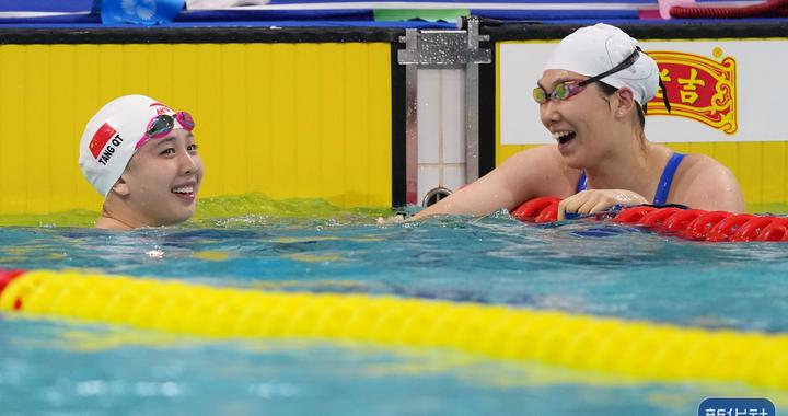 全运会丨唐钱婷获得女子50米蛙泳冠军