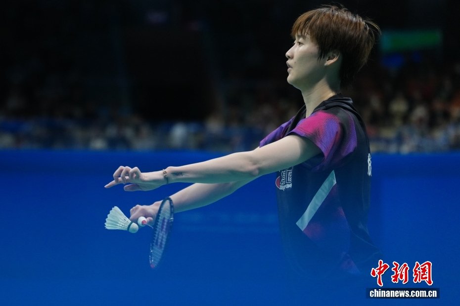 （粤港澳全运会）浙江队陈雨菲晋级羽毛球女单决赛