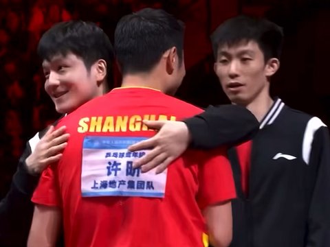 北京夺冠！王楚钦轻微一笑，徐昕低落拥抱马龙，樊振东情绪不错！